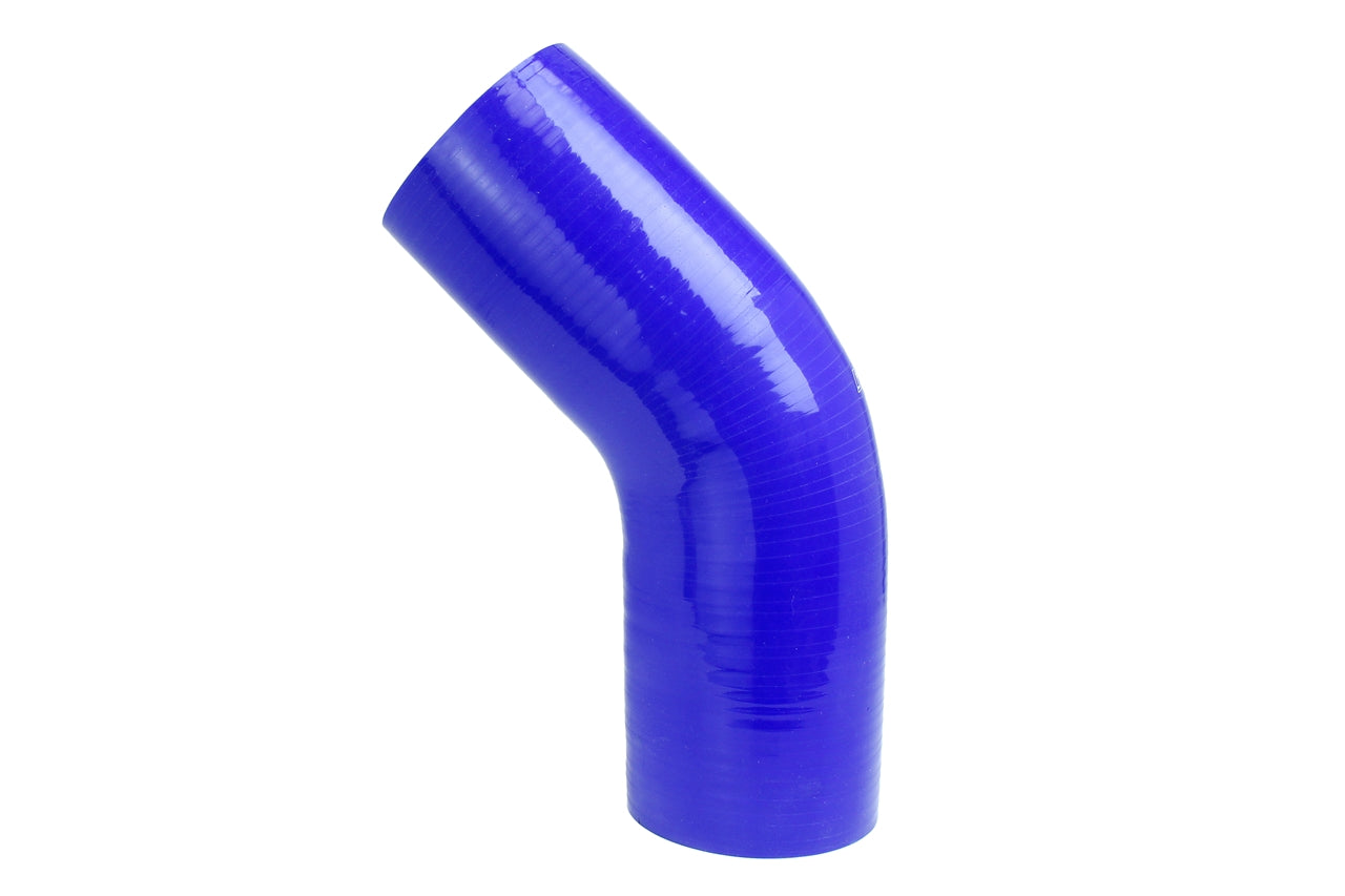 HPS Performance Products HPS 3-1/2" Silicone 45 Degree Elbow Coupler Hose, High Temp 4-ply Reinforced, 89mm ID