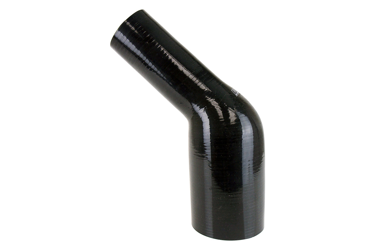 HPS 2" - 2-1/2" Silicone 45 Degree Elbow Reducer Coupler Hose, High Temp 4-ply Reinforced, 51mm - 63mm ID