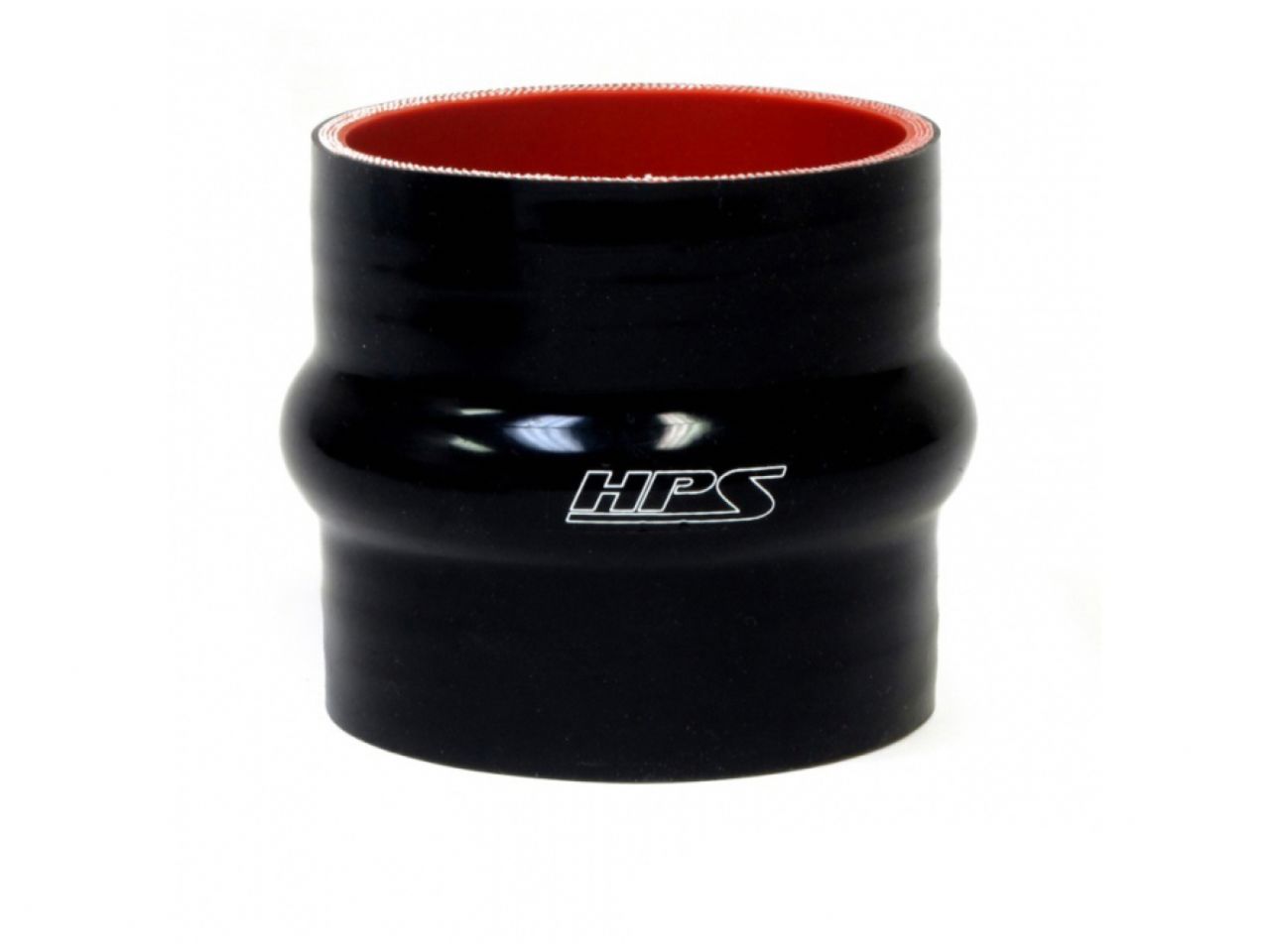 HPS 3-1/2" ID, 4" Length, Silicone Straight Hump Coupler Hose, High Temp 4-ply Reinforced, 89mm ID, Black