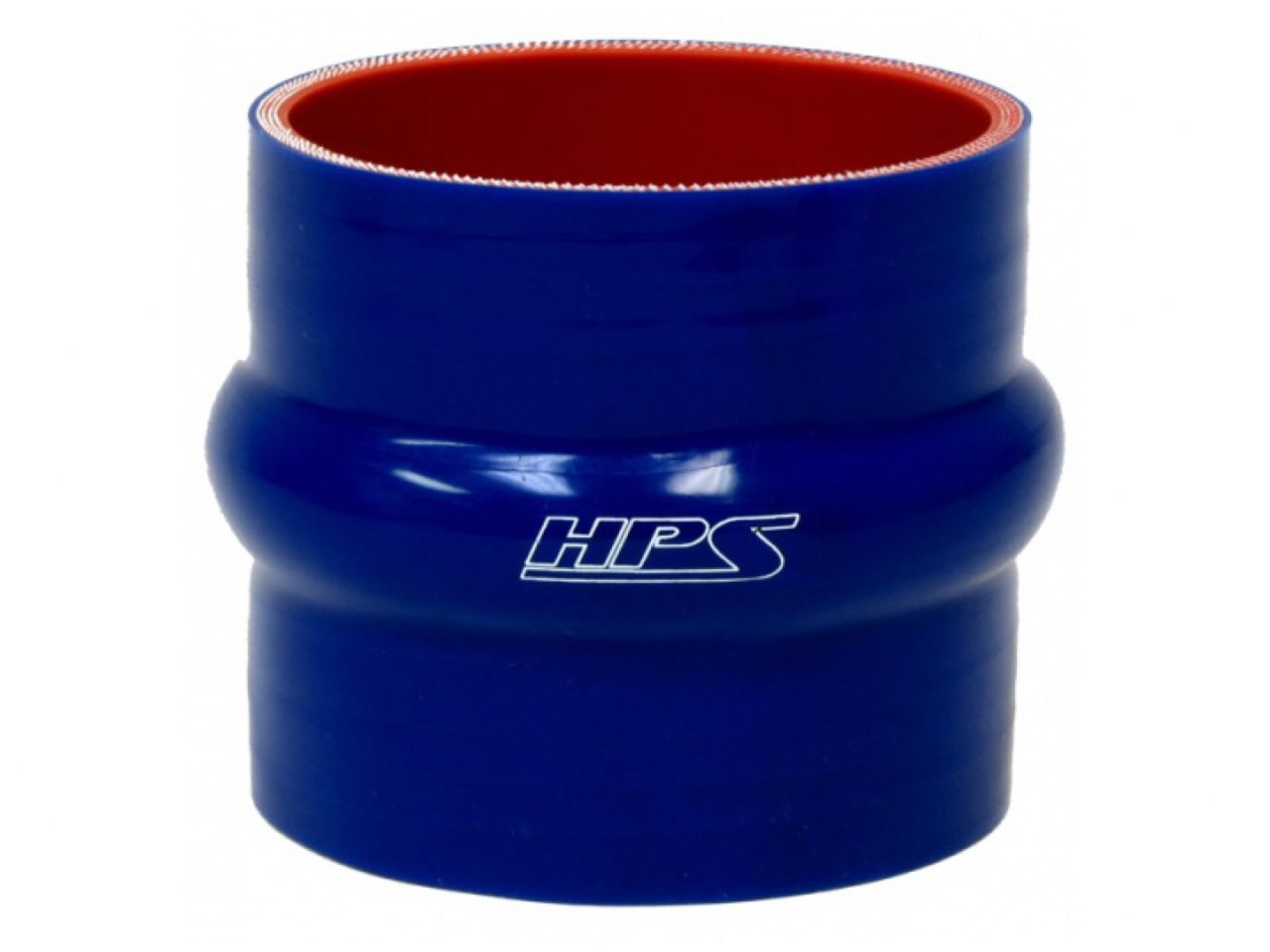 HPS 5" ID, 4" Length, Silicone Straight Hump Coupler Hose, High Temp 4-ply Reinforced, 127mm ID, Blue