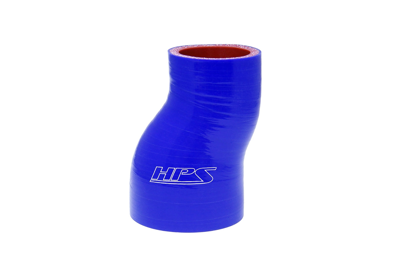 HPS Performance Products HPS 2-3/8" - 2-3/4" Silicone Offset Reducer Coupler Hose, High Temperature 4-ply Reinforced
