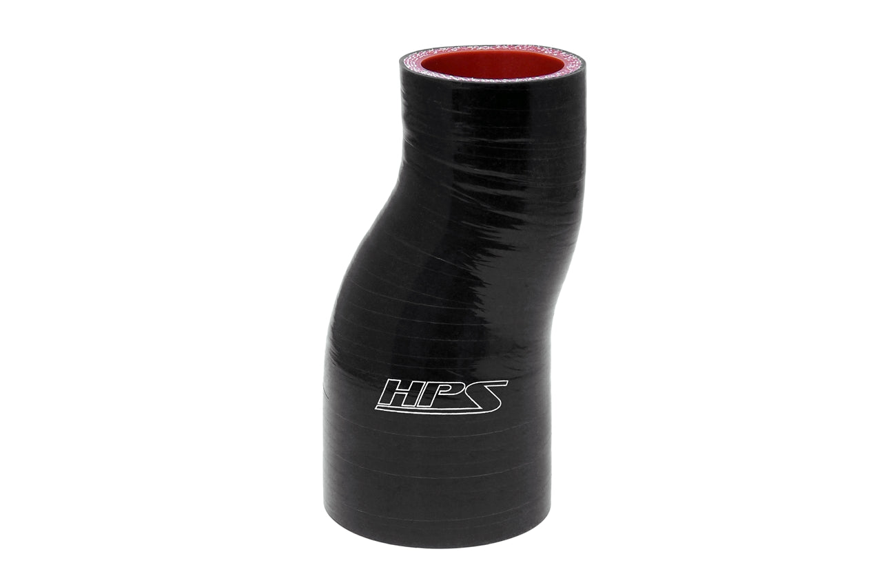 HPS Performance Products HPS 2-1/2" - 3" Silicone Offset Reducer Coupler Hose, High Temperature 4-ply Reinforced