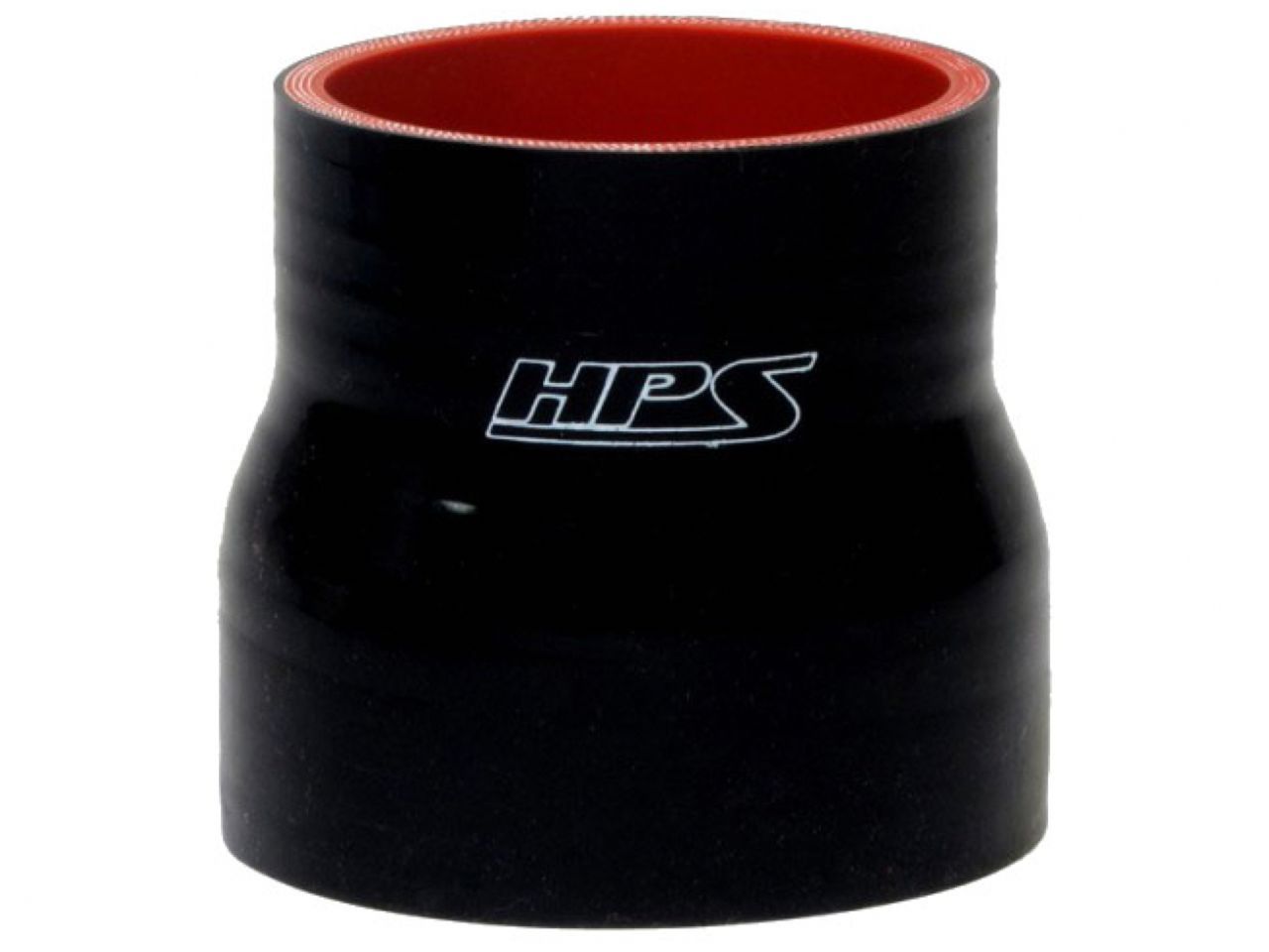 HPS 1-7/8" - 2-1/4" ID, 3" Length, Silicone Straight Reducer Coupler Hose, High Temp 4-ply Reinforced, 48mm - 57mm ID, Black