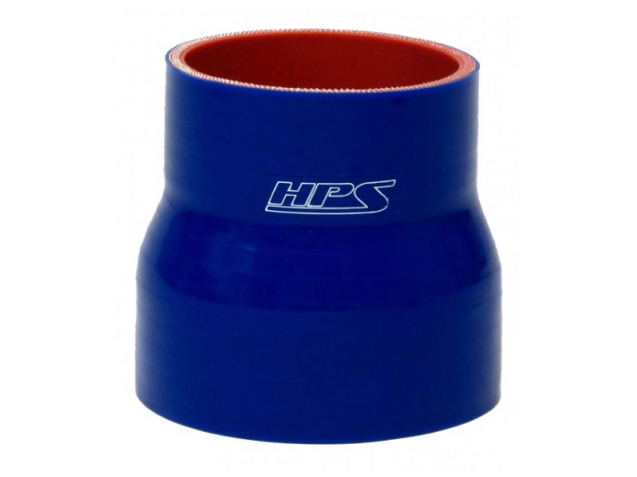 HPS 2-3/8" - 3" ID, 4" Length, Silicone Straight Reducer Coupler Hose, High Temp 4-ply Reinforced, 60mm - 76mm ID, Blue