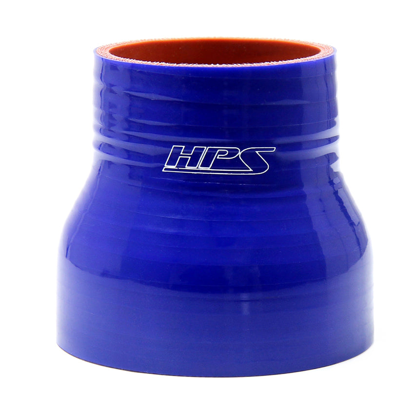 HPS 2-1/2" - 3-1/4", Silicone Straight Reducer Coupler Hose, High Temp 4-ply Reinforced, 63mm - 83mm