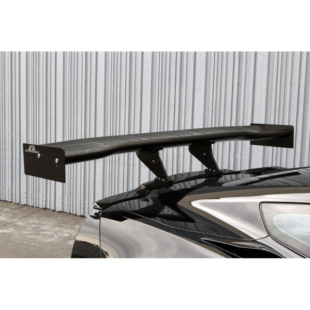 Chevrolet Corvette C7 Z06 / Grand Sport GTC500 Chassis Mount Carbon Fiber Adjustable Wing