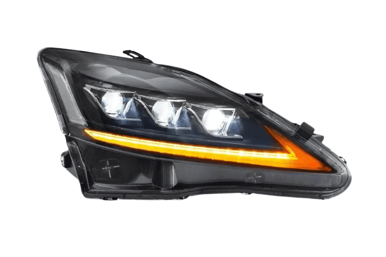 Lexus IS250/IS250C/IS350/IS220d & ISF(XE20) Black Matrix Projector Headlights (2006-2014)