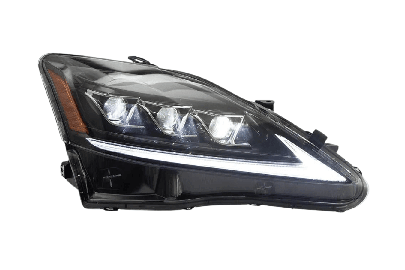 Lexus IS250/IS250C/IS350/IS220d & ISF(XE20) Black Matrix Projector Headlights (2006-2014)