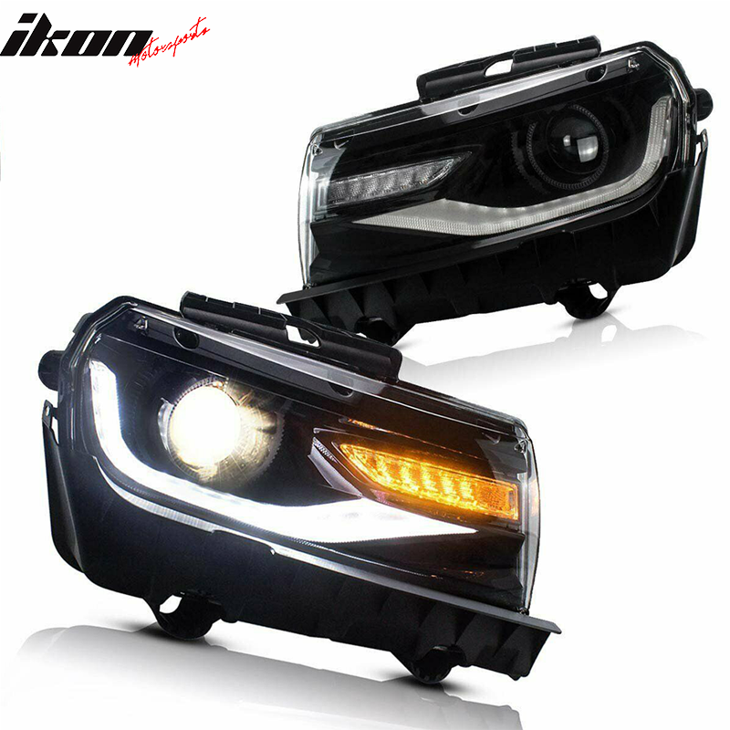 2014-2015 Chevy Camaro 5TH to 6TH Gen 16+ ZL1 Bumper LED DRL Headlamps