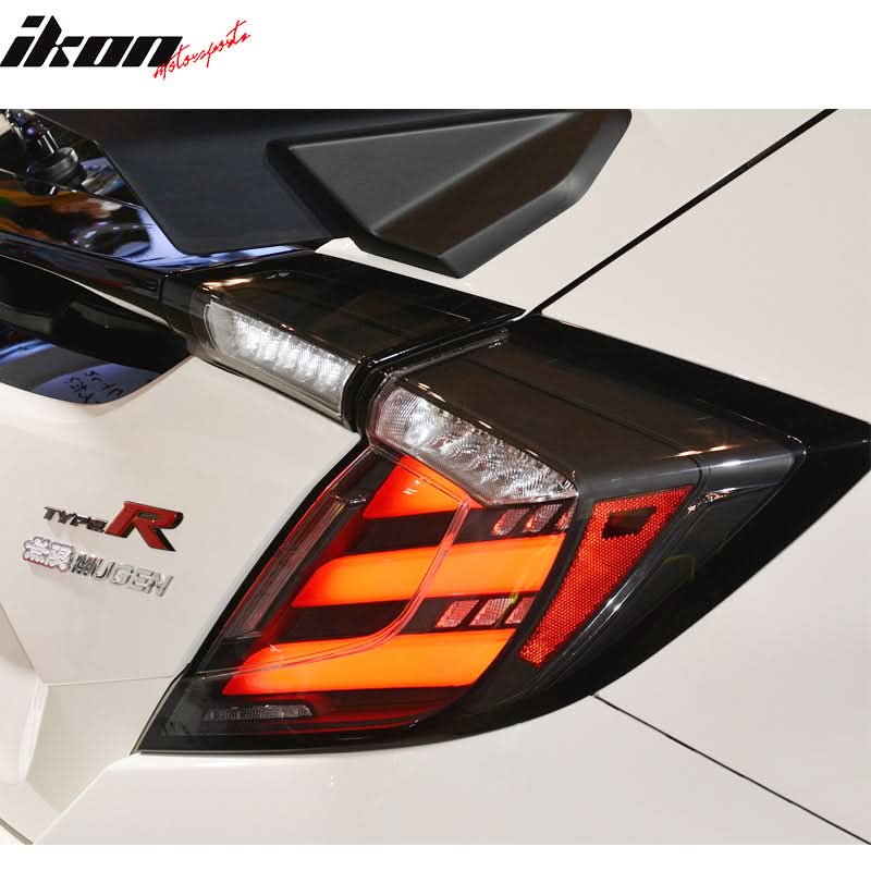 2017-2020 Honda Civic FK8 10th Gen Hatchback Type R Mugen Tail Lights