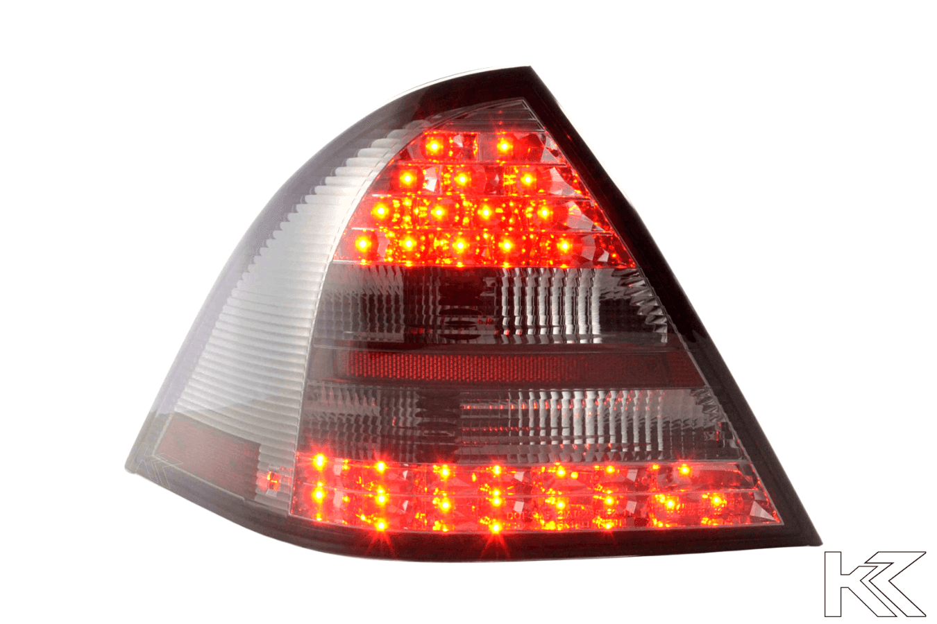 Mercedes Benz C-Class (203) Sedan Chrome Smoke LED Taillights Set (2005-2007)