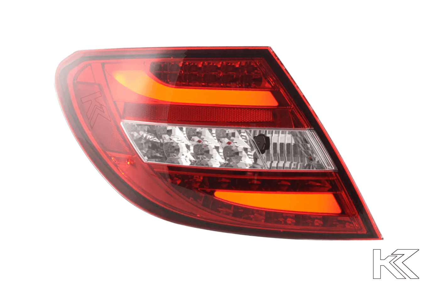 Mercedes Benz C-Class (204) Red LED Taillights Set (2007-2011)
