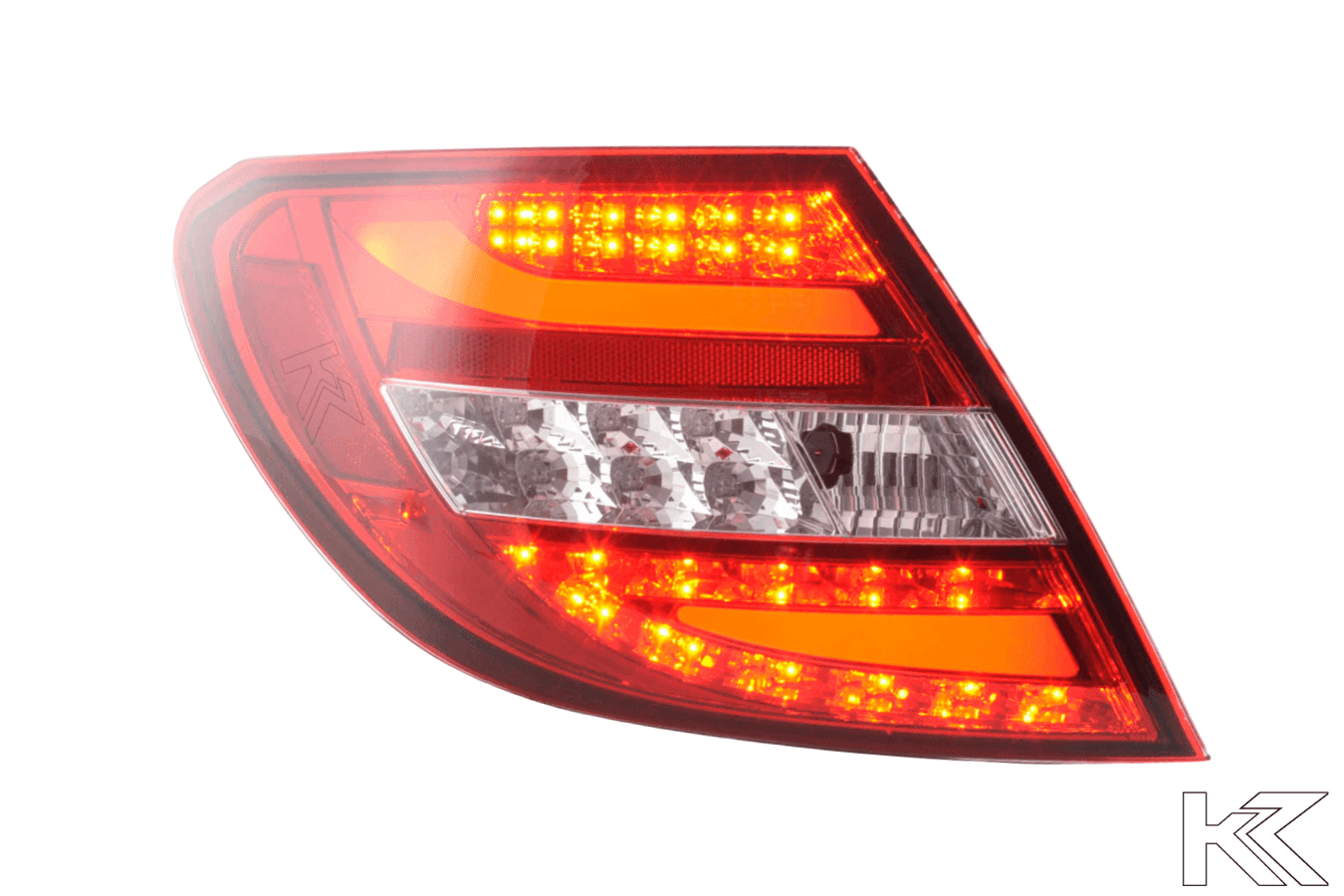 Mercedes Benz C-Class (204) Red LED Taillights Set (2007-2011)