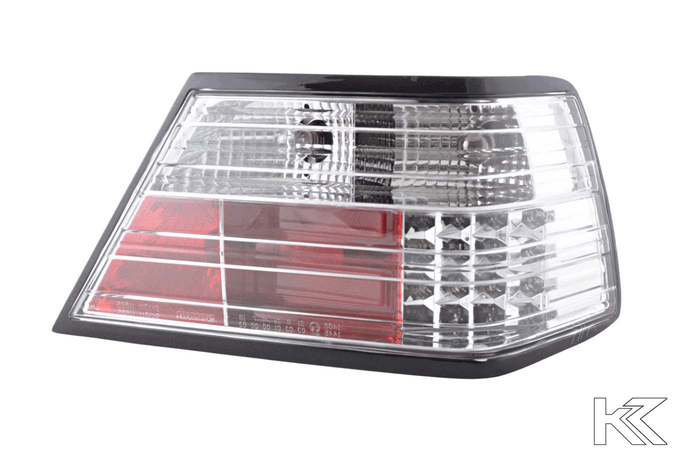 Mercedes-Benz E-Class (124) Limo/Sedan Clear LED Tail Lights (1985-1996)
