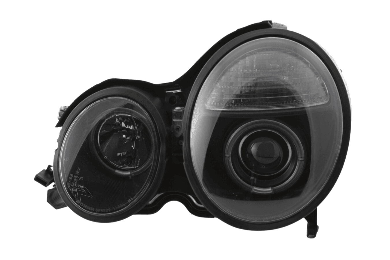 Mercedes Benz E-Class (210) Black Angel Eye Headlights (1999-2001)