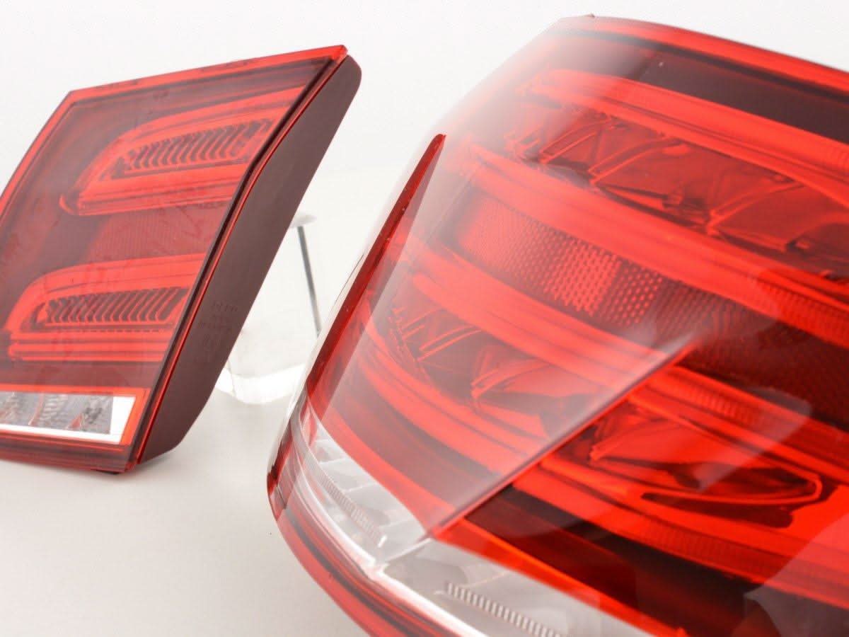 Mercedes Benz E-Class (212) Sedan Red, OE Style LED Taillights Set (2013-2016)