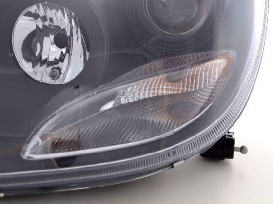 Mercedes Benz S-Class (220) Black Headlight Set (1998-2001)