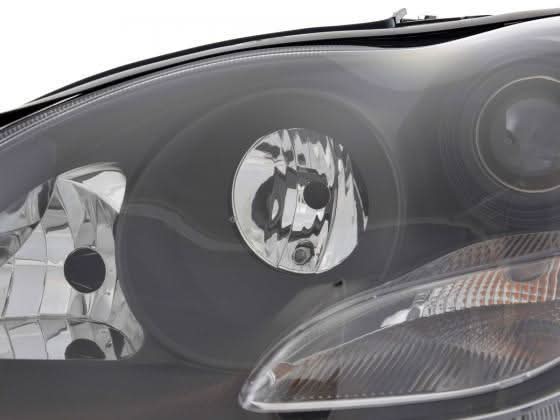Mercedes Benz S-Class (220) Black Headlight Set (1998-2001)