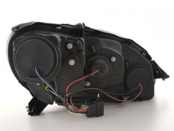 Mercedes Benz S-Class (220) Black Headlight Set (1998-2001)