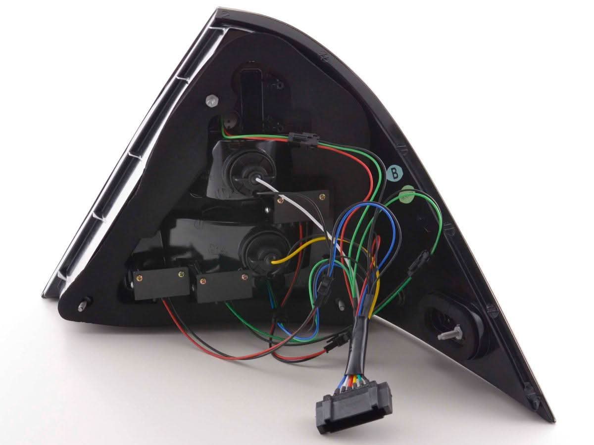 Mercedes W203 Chrome Clear LED Tail Lights (2001-2004)