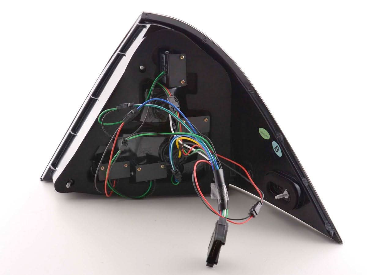 Mercedes W203 Chrome Clear LED Tail Lights (2005-2007)