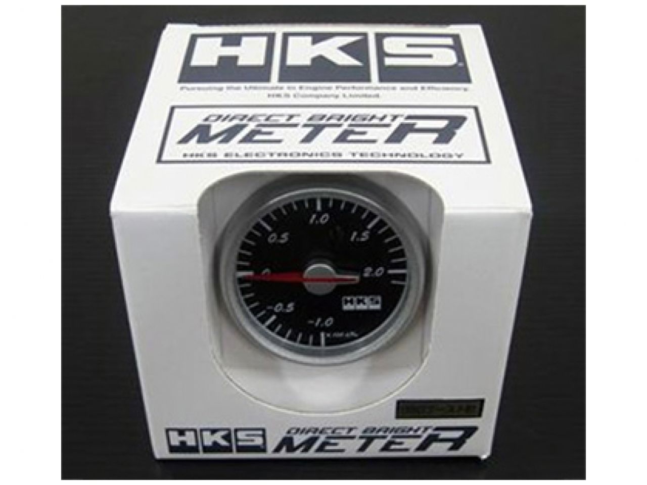 HKS DB Mechanical Black Face 60mm Pressure Meter