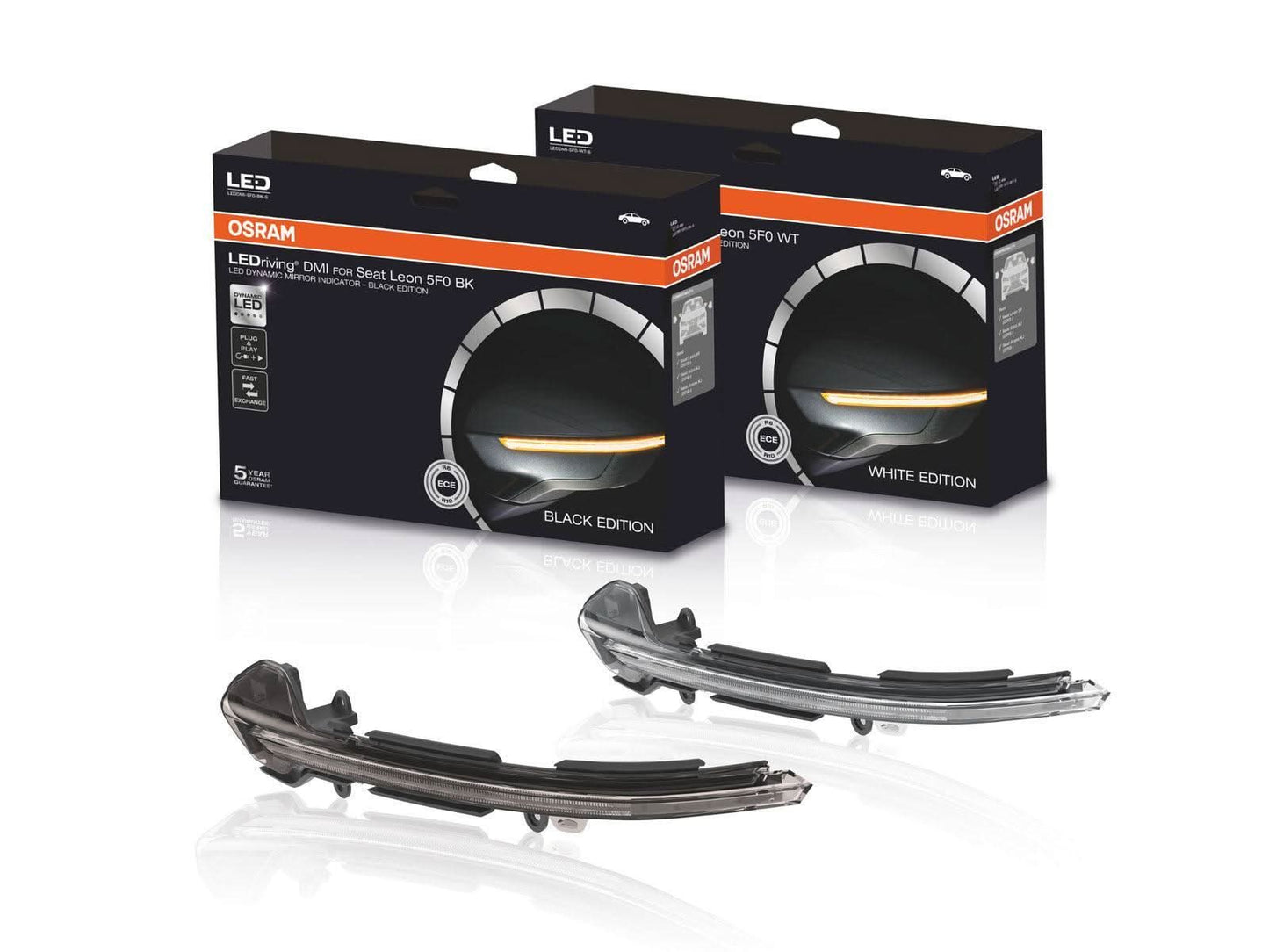 OSRAM LEDriving® Dynamic LED mirror indicators Seat Leon 5F + Seat Ibiza KJ