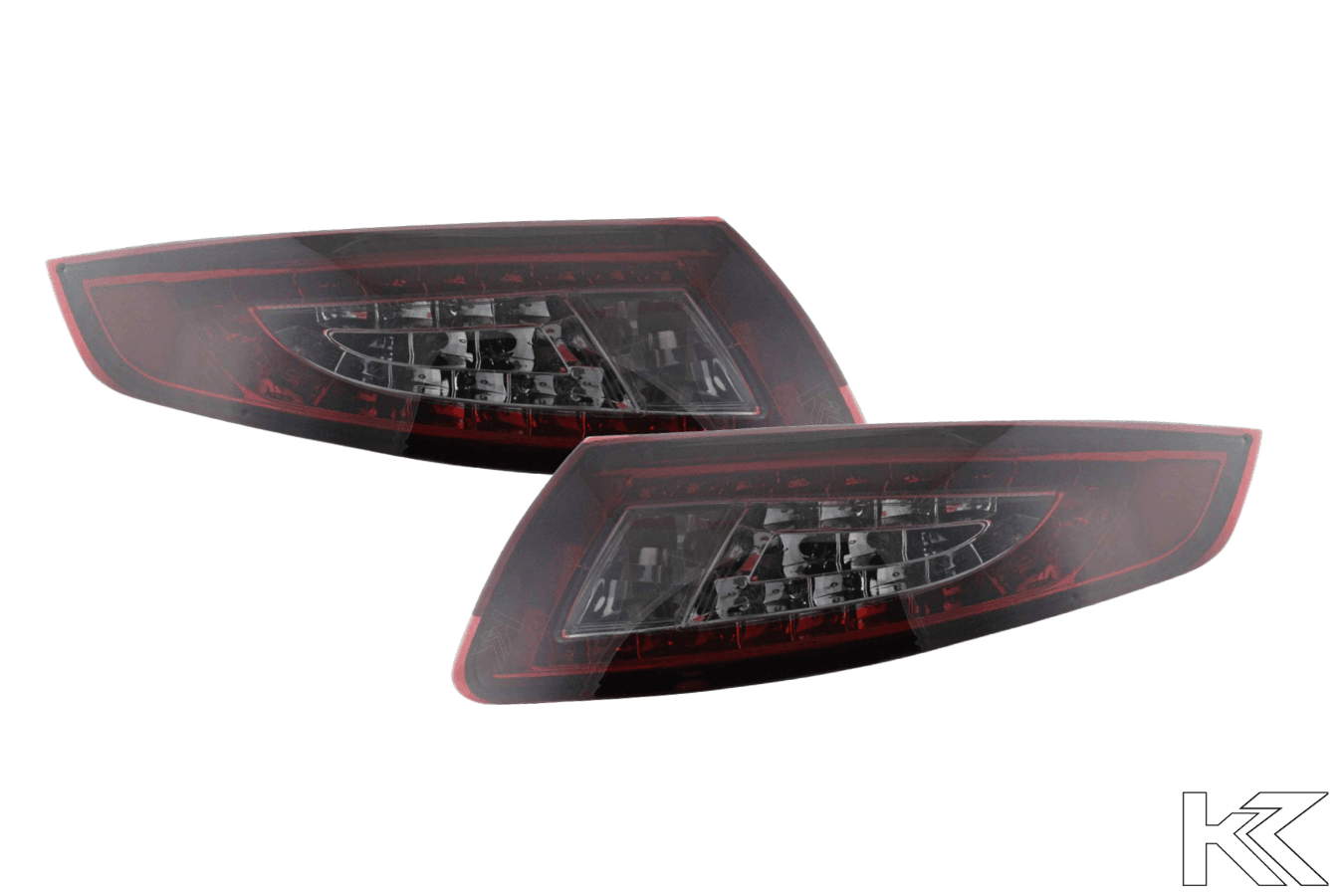 Porsche (997) 911 Red Smoked LED Tail Lights (2005-2009)