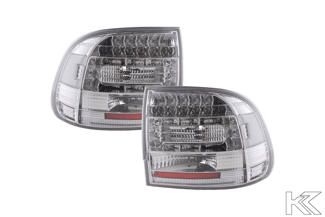 Porsche Cayenne (9PA) Chrome Clear LED Taillights(2002-2006)