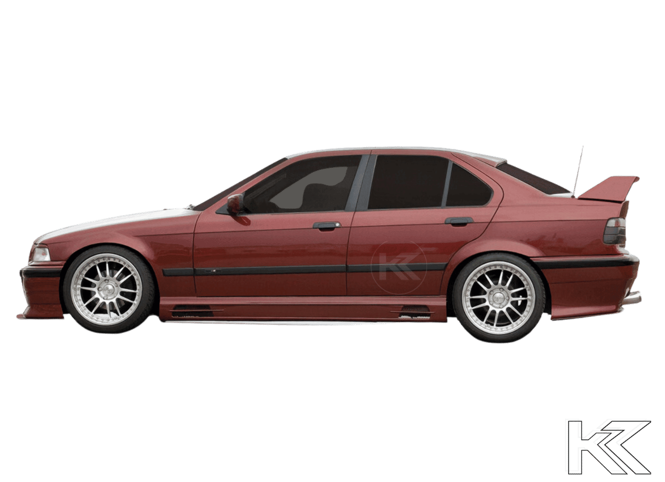 Rieger BMW E36 Sedan GT Wing wo/3rd Brake Light
