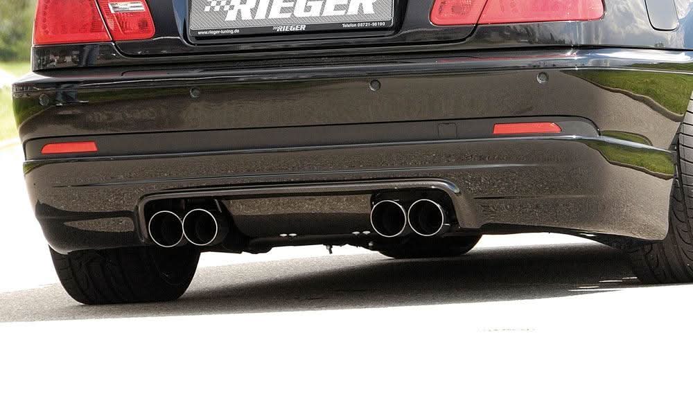 Rieger BMW E46 Coupe/Convertible Rear Skirt - M Look