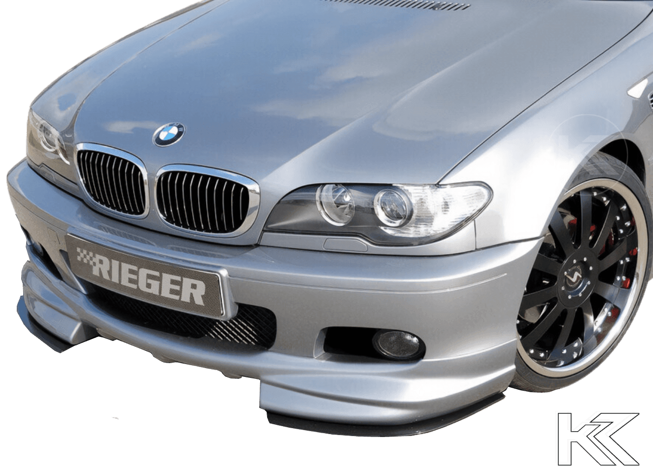 Rieger BMW E46 Front Splitter for Rieger Front Lip 50118