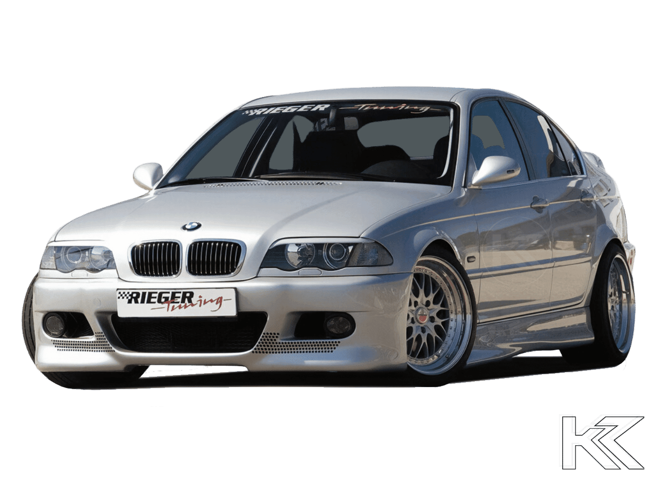 Rieger BMW E46 Sedan Front Bumper (Coupe, Convertible) Type 1