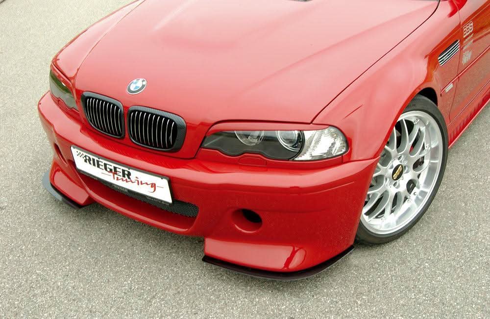 Rieger BMW E46 Splitter for CS-Look Front Bumper