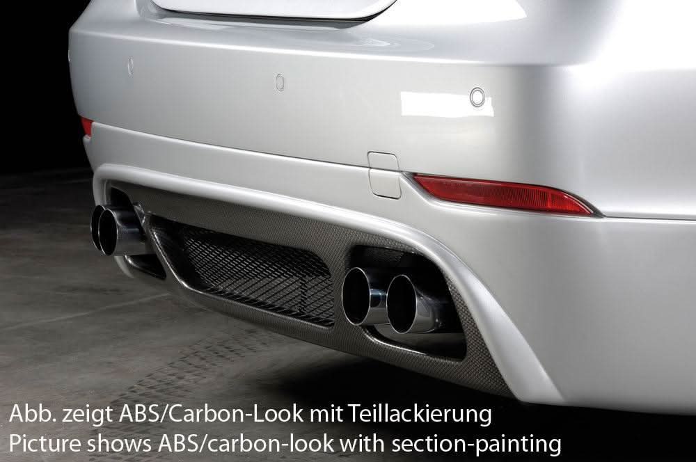 Rieger BMW E60 Sedan Vented Rear Skirt Extension