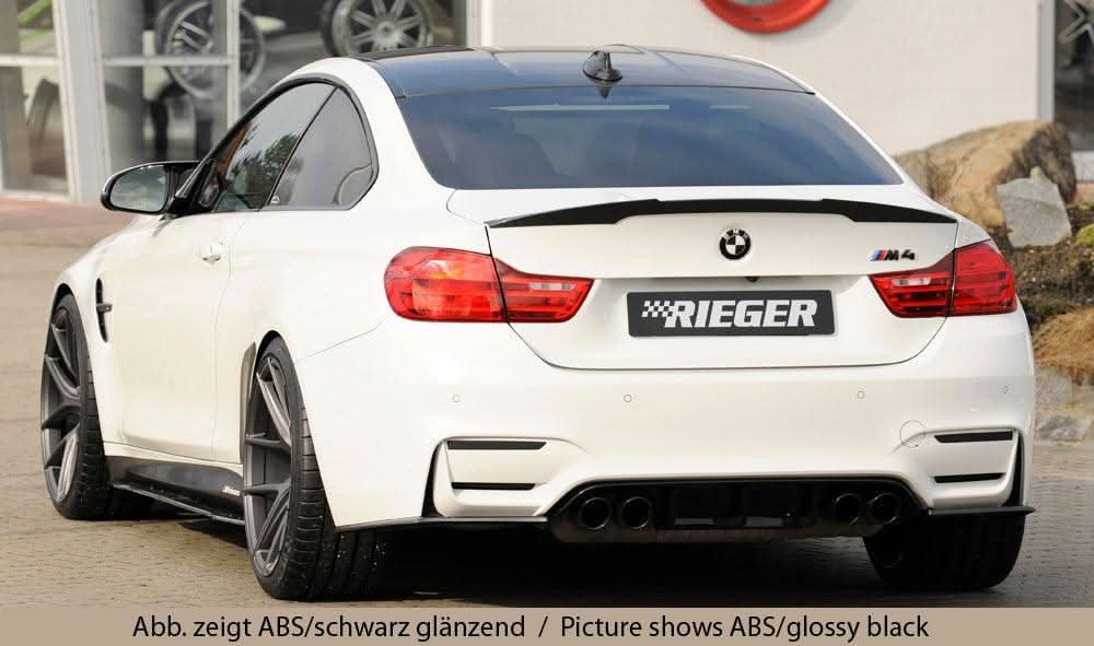Rieger BMW F82 M4 Rear Skirt Insert