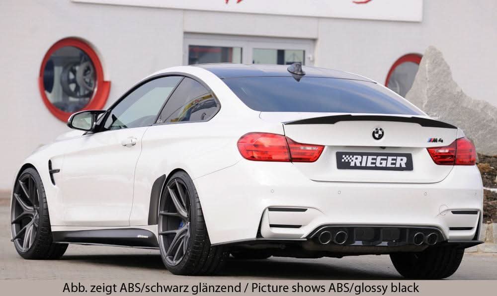 Rieger BMW F82 M4 Rear Skirt Insert