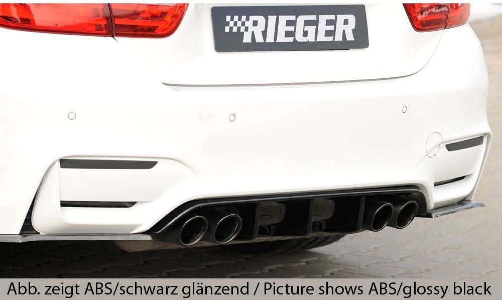 Rieger BMW F82 M4 Rear Skirt Insert