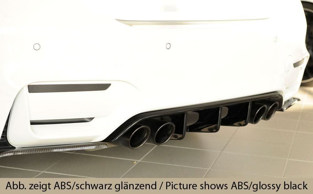 Rieger BMW F82 M4 Rear Skirt Insert