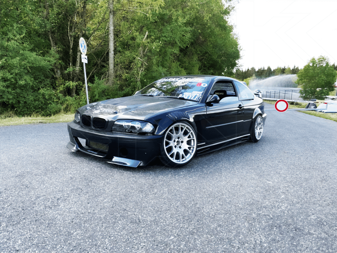 Rieger E46 Side Skirts - Vented Type 1