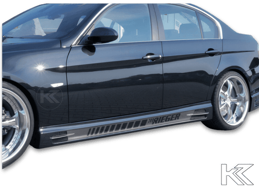 Rieger E90/91 Side Skirts - Vented Type 1