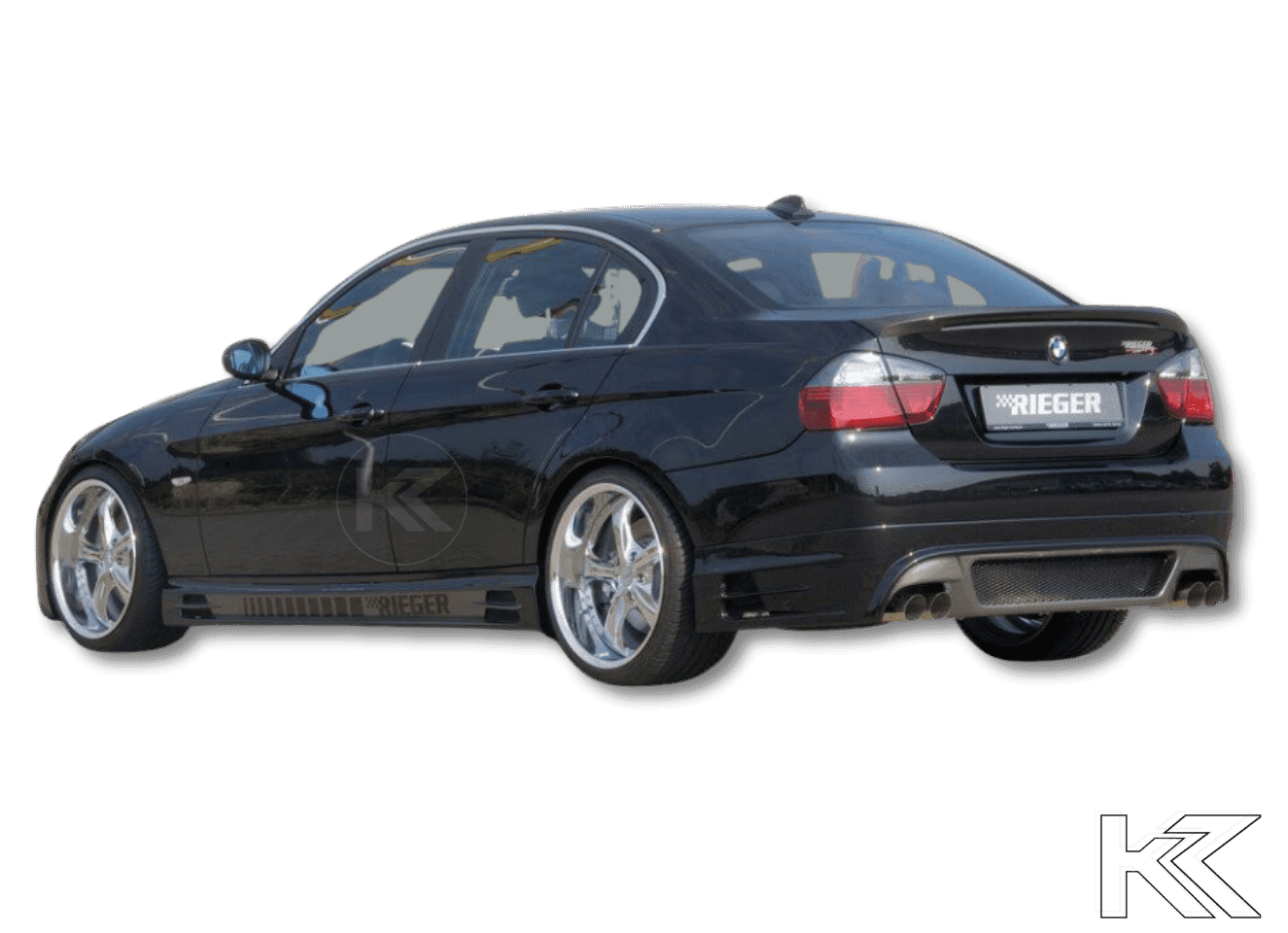 Rieger E90/91 Side Skirts - Vented Type 1