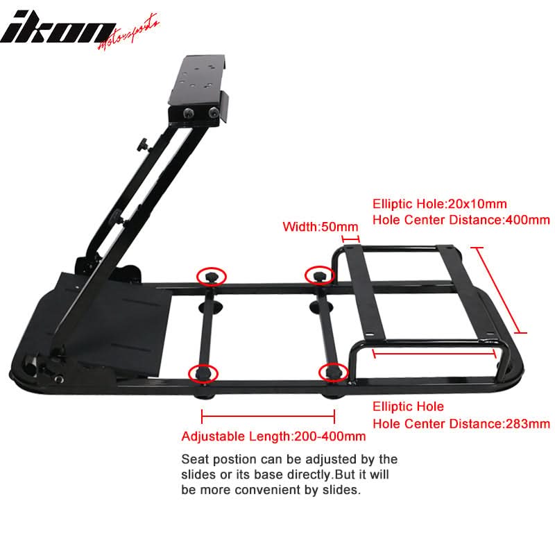 Universal Black Gaming Chair Cockpit Steel