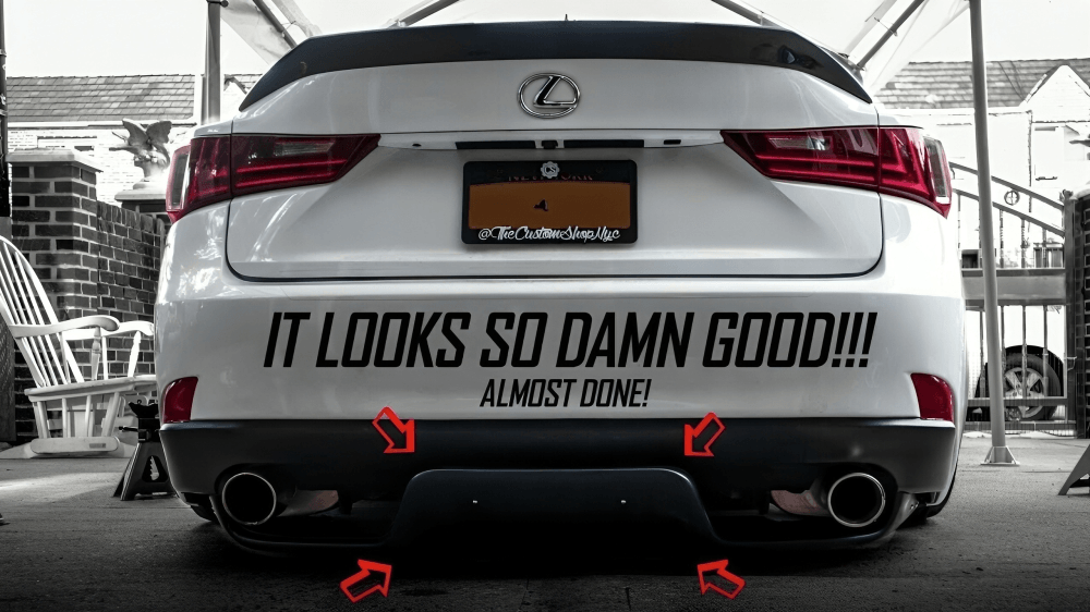 Lexus Gen 1 IS Altessa MaxStyle Rear Diffuser (1998 - 2005)