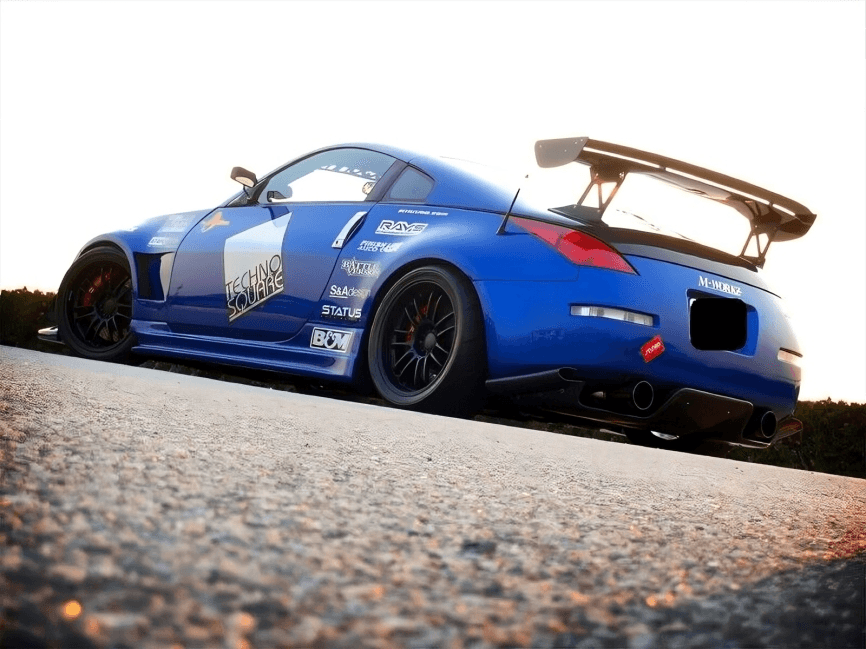 Nissan Fairlady 350z MaxStyle Rear Diffuser V2 (2002 - 2008)