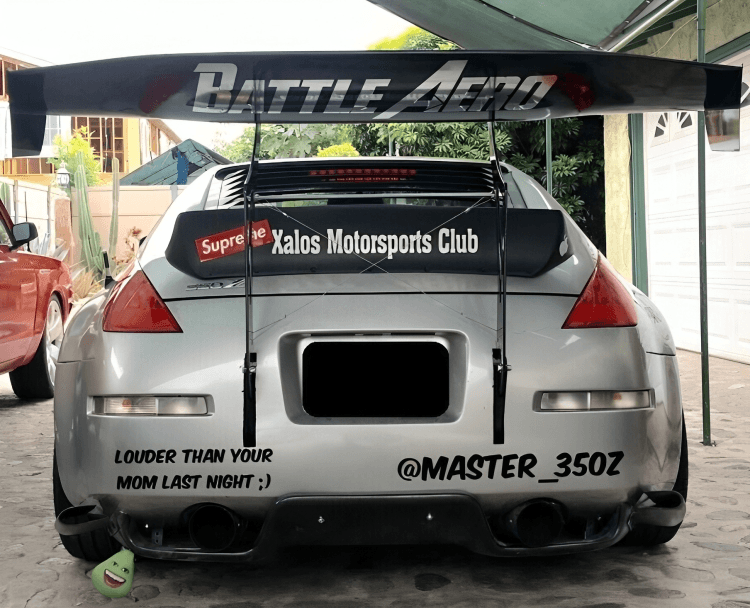 Nissan Fairlady 350z MaxStyle Rear Diffuser V2 (2002 - 2008)