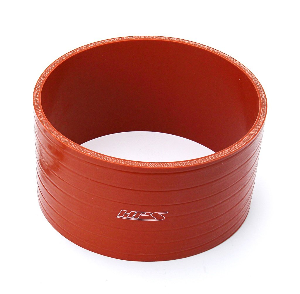 HPS Performance Products HPS 6-1/2" (165mm) ID Silicone Straight Coupler Hose, Ultra High Temp 6-ply Aramid Reinforced, Max. Temperature Rating 500F