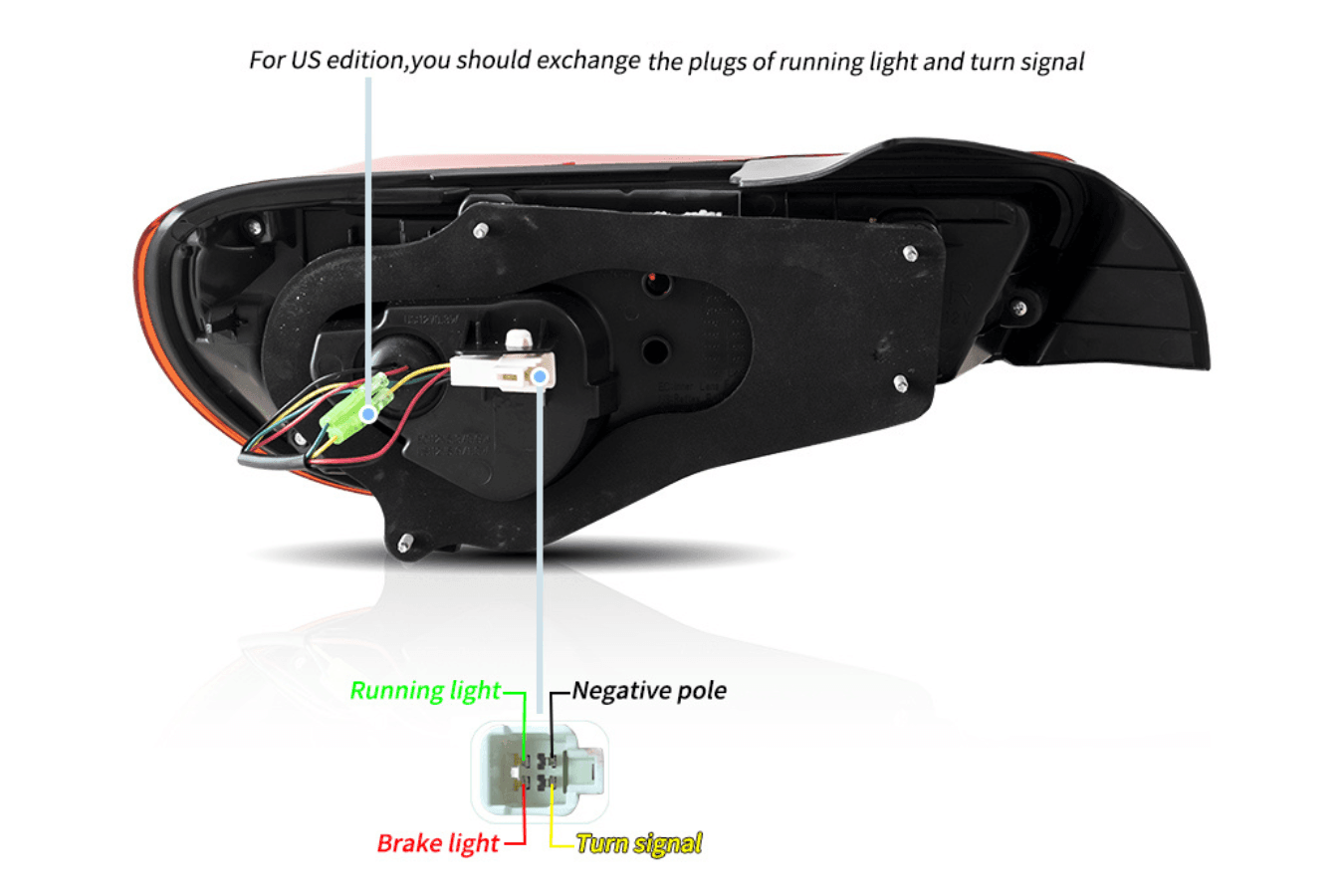 Scion FR-S Subaru BRZ Toyota 86 GT86 FT86 GTS Style LED Tail Lights (2012-2020)