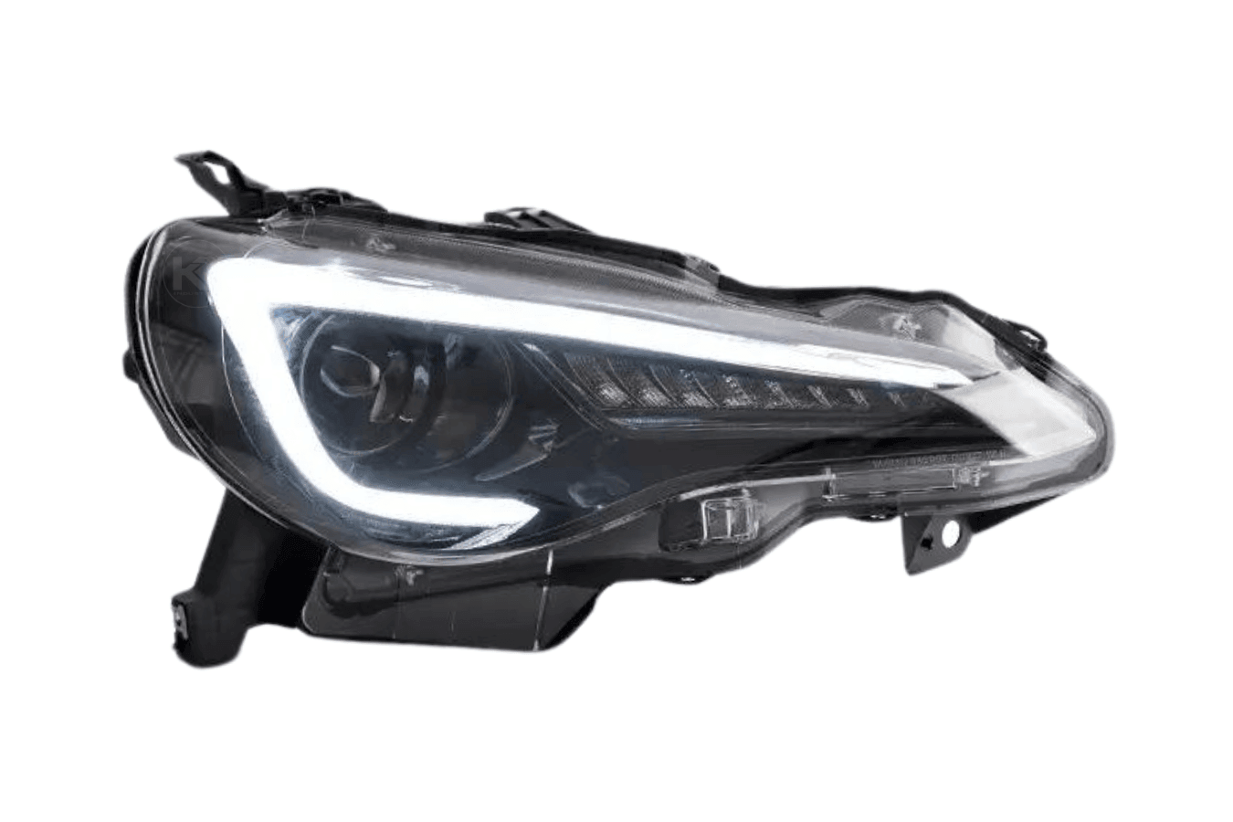 Scion FR-S Subaru BRZ Toyota GT86 1st Gen (ZN6/ZC6) Black Dual Beam Projector Headlights (2012-2021)