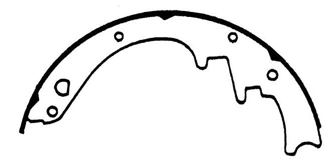 Porterfield Brake Shoes for 1972 MERCURY COUGAR w/Front Discs